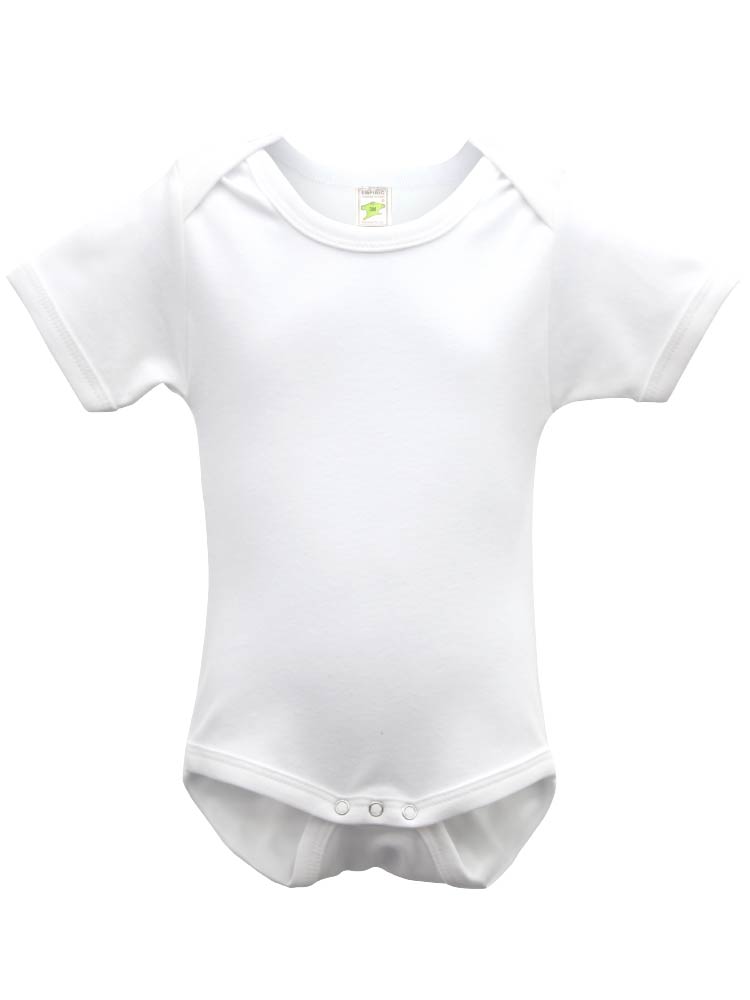 Babies Short Sleeve Interlocked Rompers (GSM 220) - Image 4
