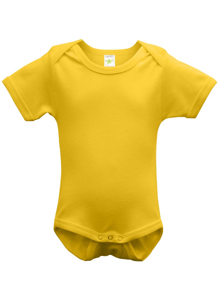Babies Short Sleeve Interlocked Rompers (GSM 220) - Image 2